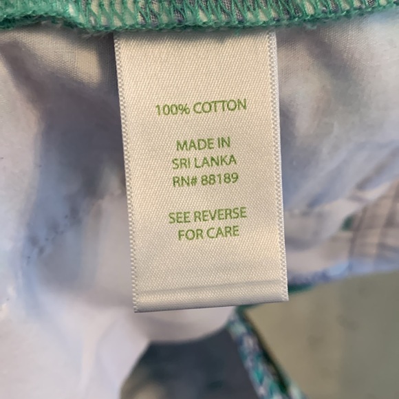 Women’s Lilly Pulitzer The Callahan Shorts Sz.6 Turquoise Blue & White Paisley - Picture 7 of 9